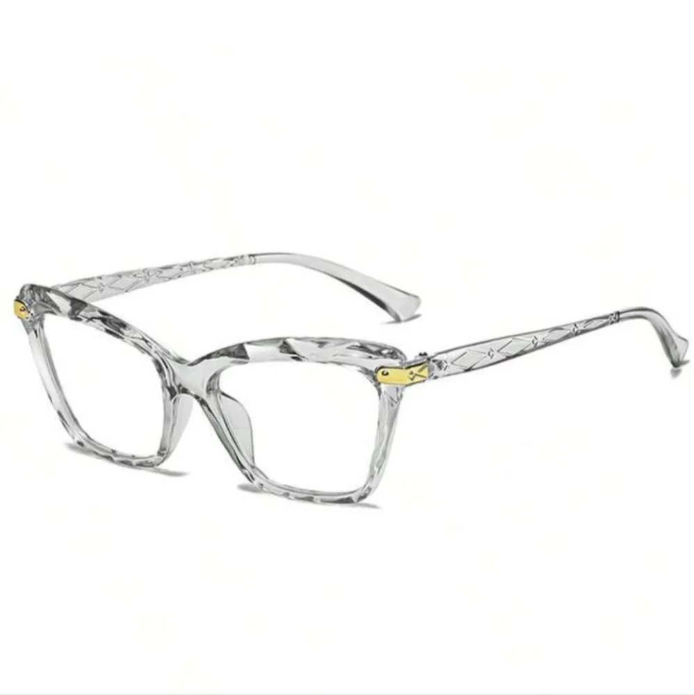 NEW Grey Crystal Fashion Glasses